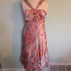 Silk Halter Dress